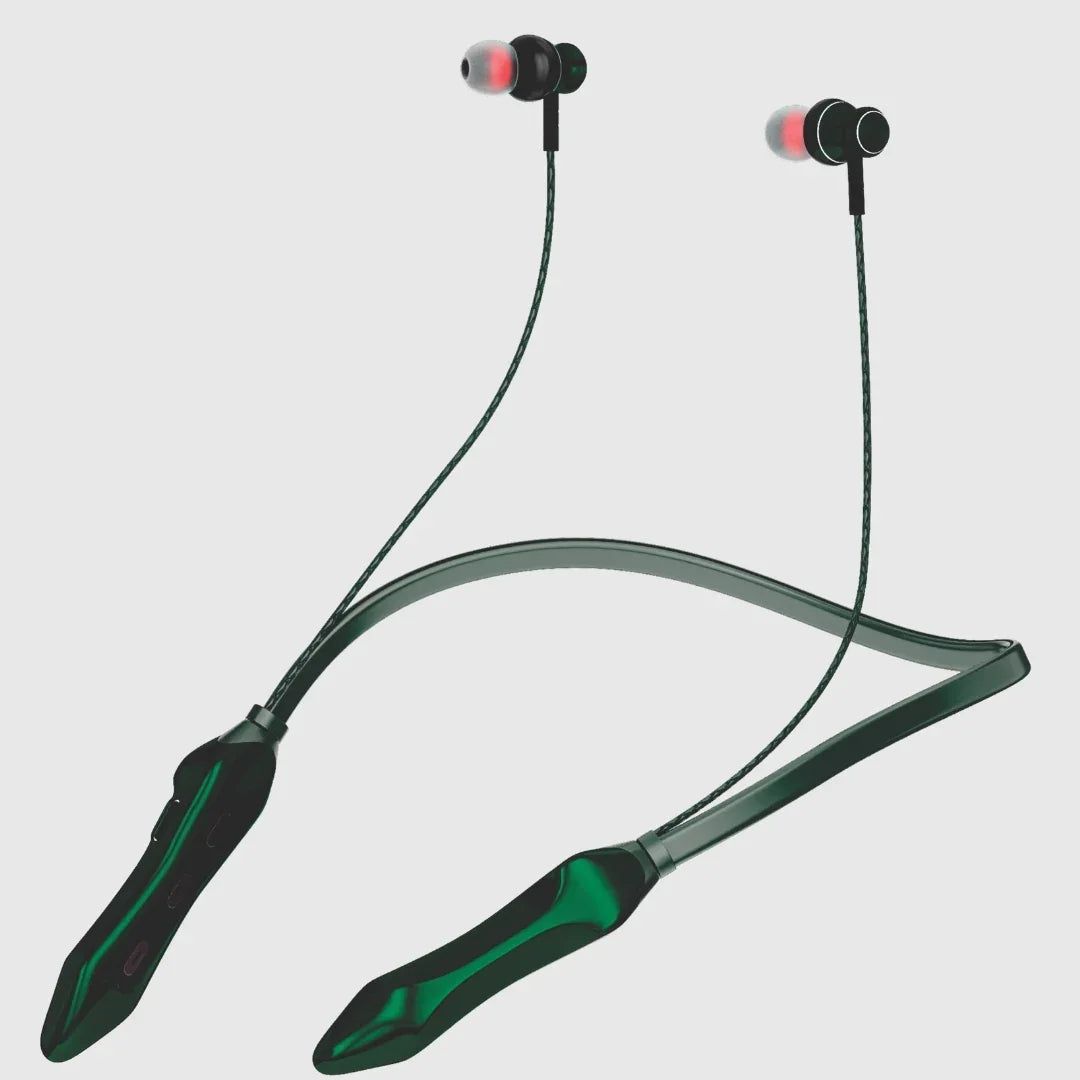 Spark611 Bluetooth Neckband | ENC | 30 Hr | IPX Water Resistant Spark611 Bluetooth Neckband | ENC | 30 Hr | IPX Water Resistant - Green