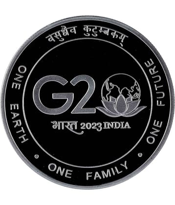 G20 One Earth One Family One Future Vasudhaiva Kudumbakam - 100 Rupees Coin (Commemorative Issue)