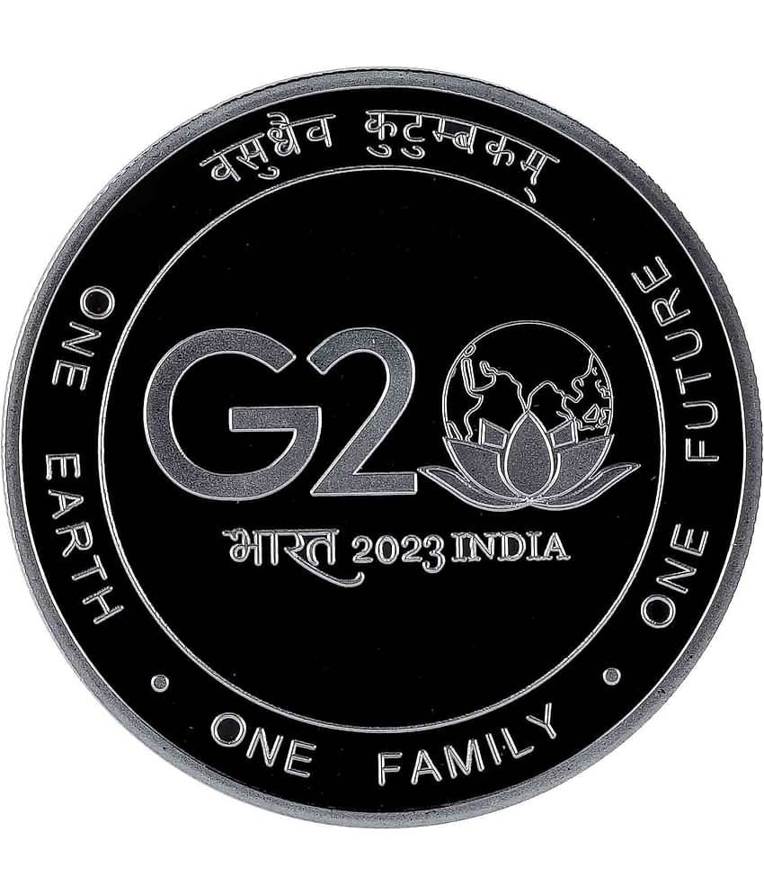 G20 One Earth One Family One Future Vasudhaiva Kudumbakam - 100 Rupees Coin (Commemorative Issue)