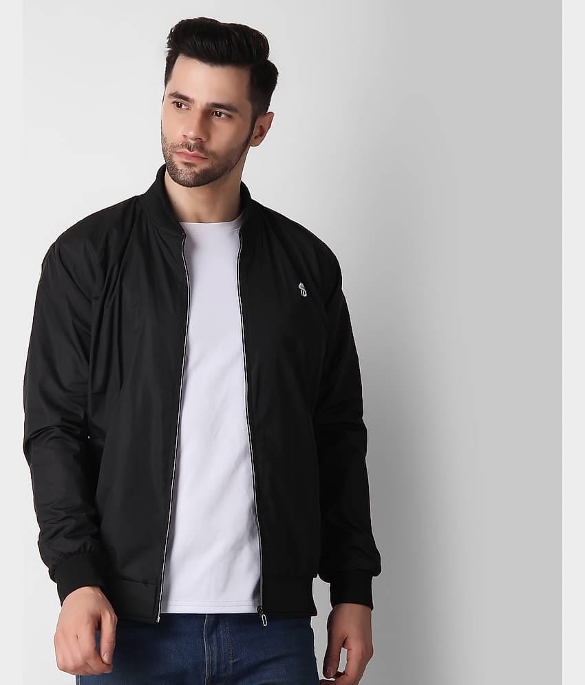 Forbro - Black Nylon Regular Fit Men's Windcheater Jacket ( Pack of 1 )