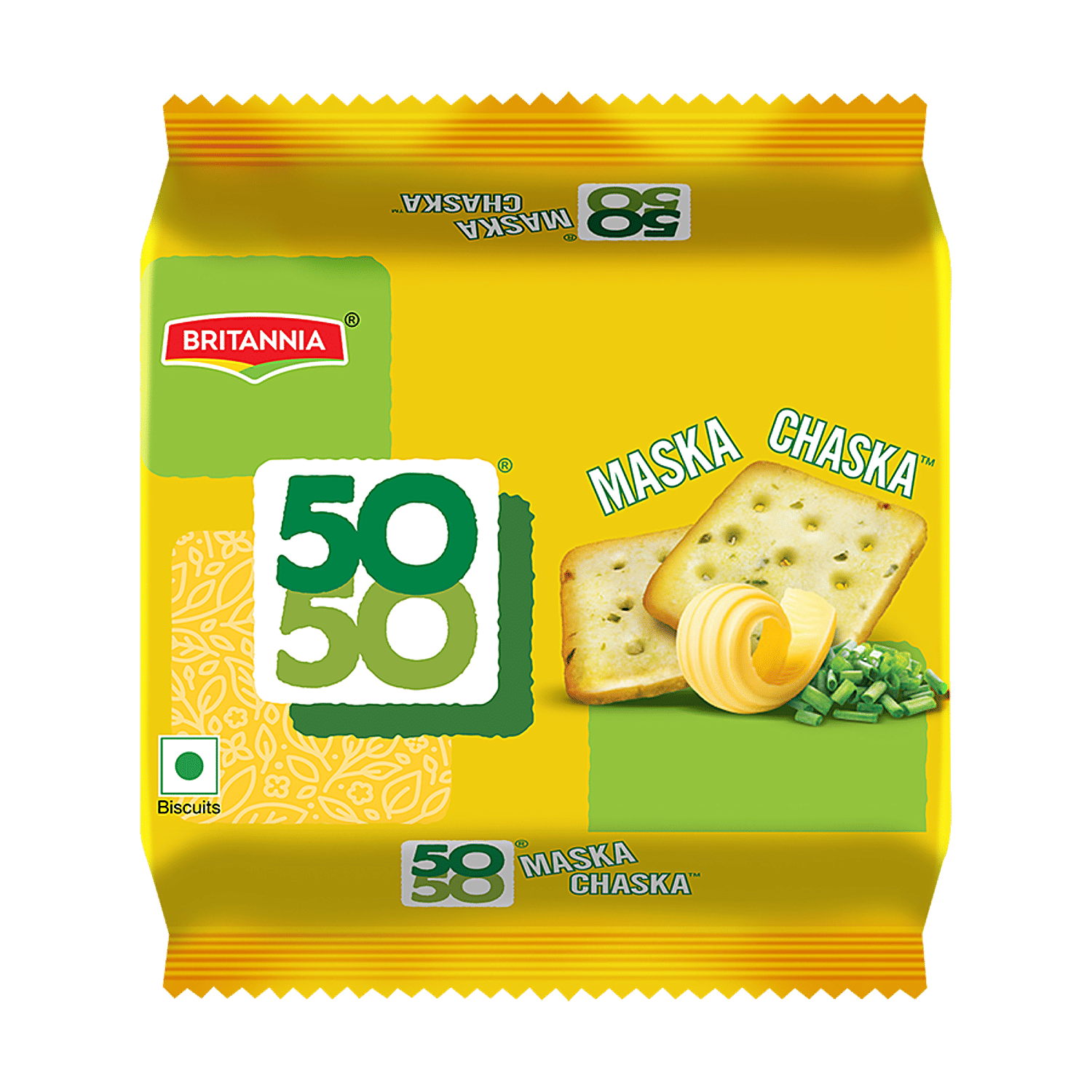 Britannia 50-50 Maska Chaska, 2x120 g Multipack