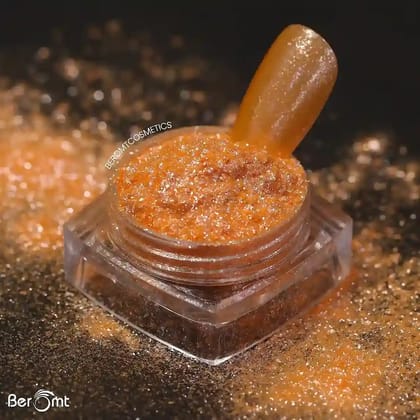 SHIMMER GLITTER EYE SHADOW & NAIL POWDER-Orange