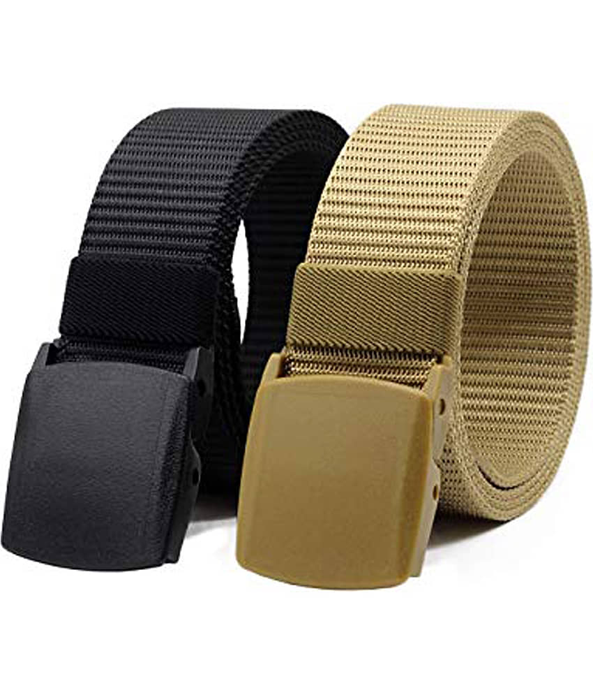 Edifier - Multicolor Fabric Men's Casual Belt ( Pack of 1 )