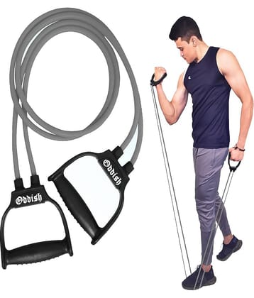 Oddish way to fitness Rubber Double Toning Tube Black - Heaviest Resistance