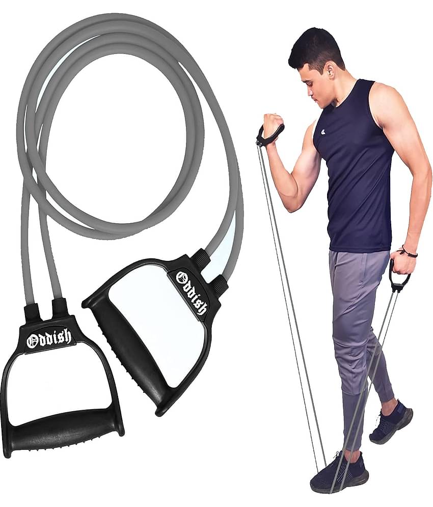 Oddish way to fitness Rubber Double Toning Tube Black - Heaviest Resistance