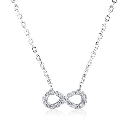 INFINITY NECKLACE - Fine Silver-Silver