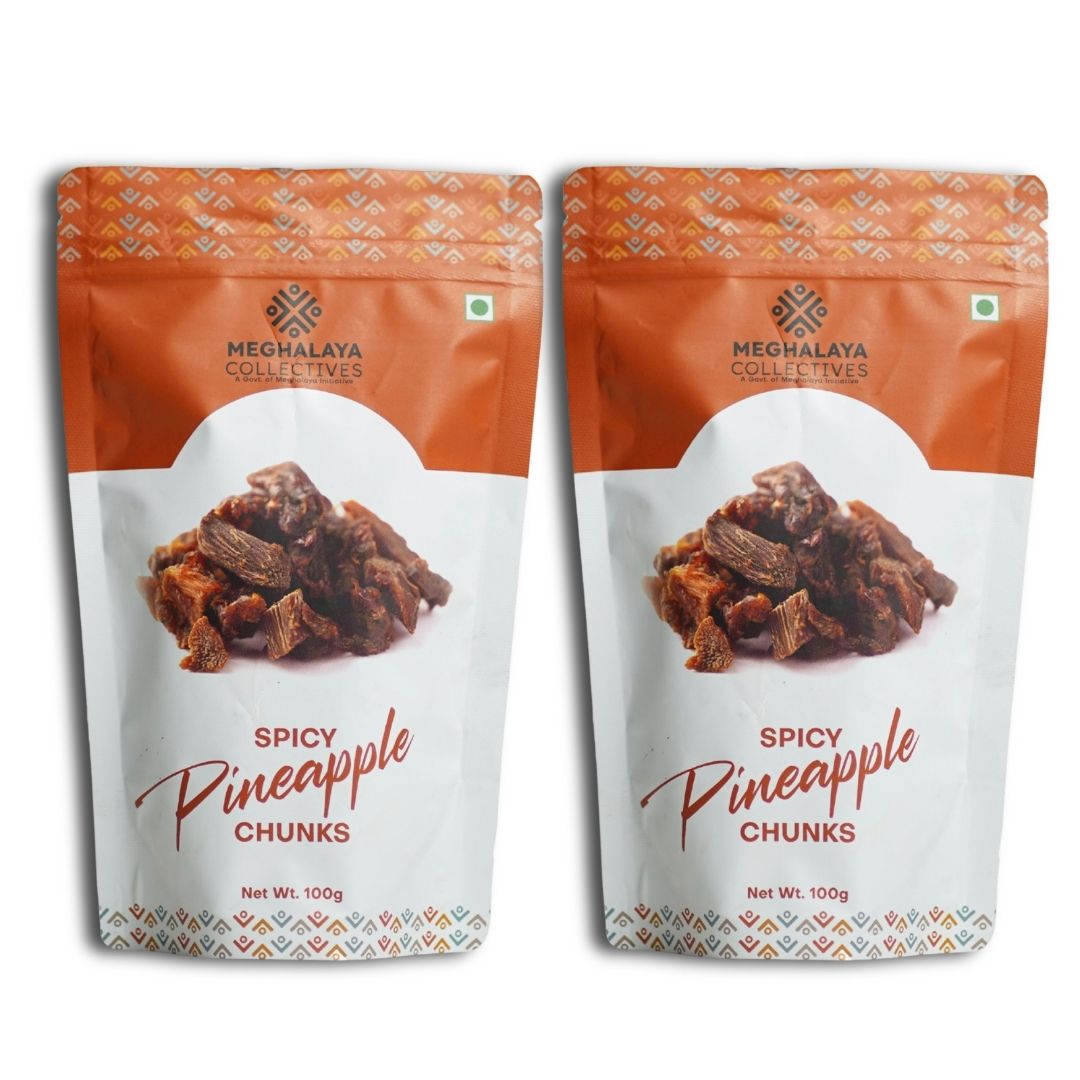 Savourit Spicy Pineapple Chunks (Pack of 2)