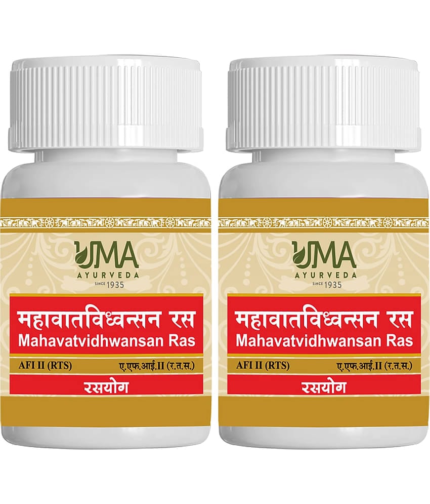 UMA AYURVEDA Mahavatvidhwansan Ras Tablet 40 no.s Pack Of 2
