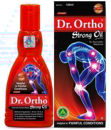 Dr. Ortho Ayurvedic Strong Oil - 120ml - Pain Relief Oil ( Pack of 1 )