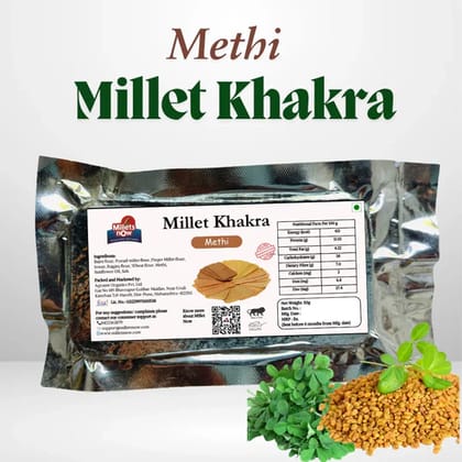 Methi Millet Khakra l 50g . Methi Millet Khakra l 50g .