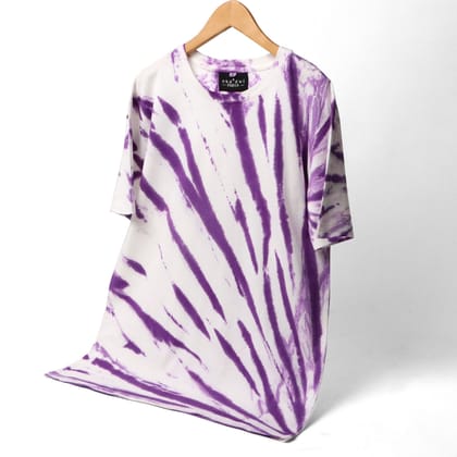 Purple Ray - Eka Dwi Hand Tie-Dye T-Shirt#9-XS