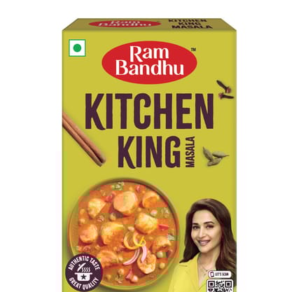 Ram Bandhu Kitchen King Masala, 100 gm Carton