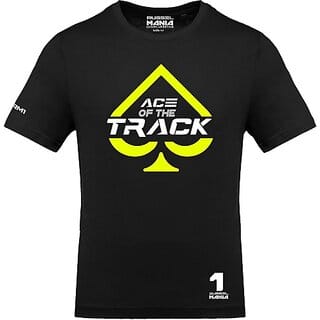 FastB Men Typography Round Neck Black T-Shirt