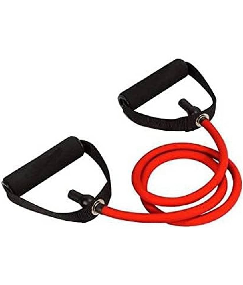 horse fit - Latex,Rubber,Plastic Single Toning Tube Red - Medium Resistance
