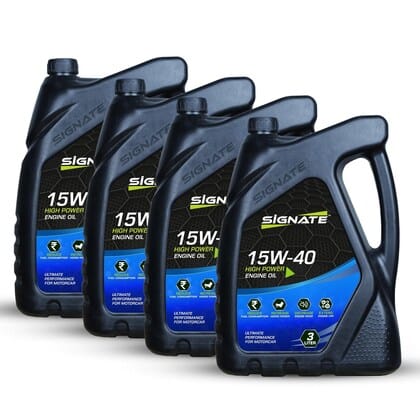 Signate 15W40 Synthetic Technology Supreme Duty Car and Truck Diesel Engine Oil (3L, Pack of 4)