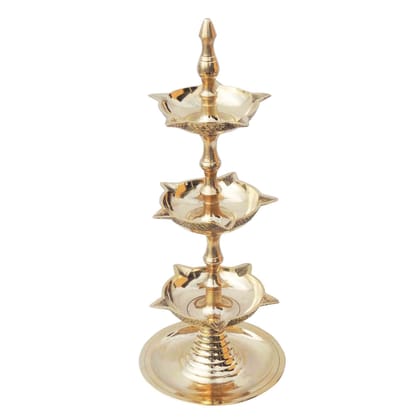 Brass Showpiece Step Deepak Diya (ZMAS559 C)