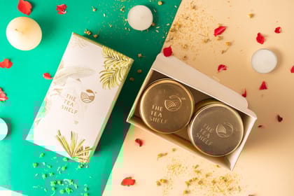 Palm - Tea Gift Box ( 20 Teabags)-2*30gm Loose Leaf Tin