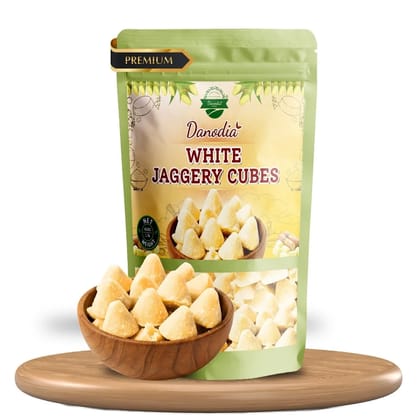 Danodia Foods White Jaggery Cubes, 450 gm