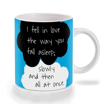 Multicolor Fault In Our Stars Sleep Quote Ceramic Mug