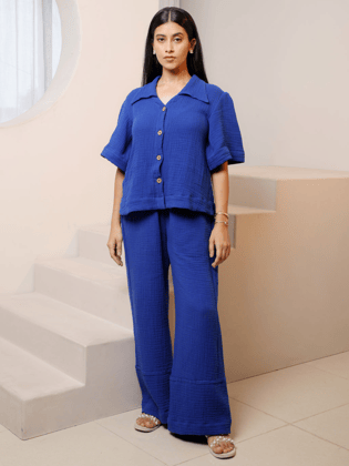 Blaze Shirt & Fusion Pant Co ord Set-XS
