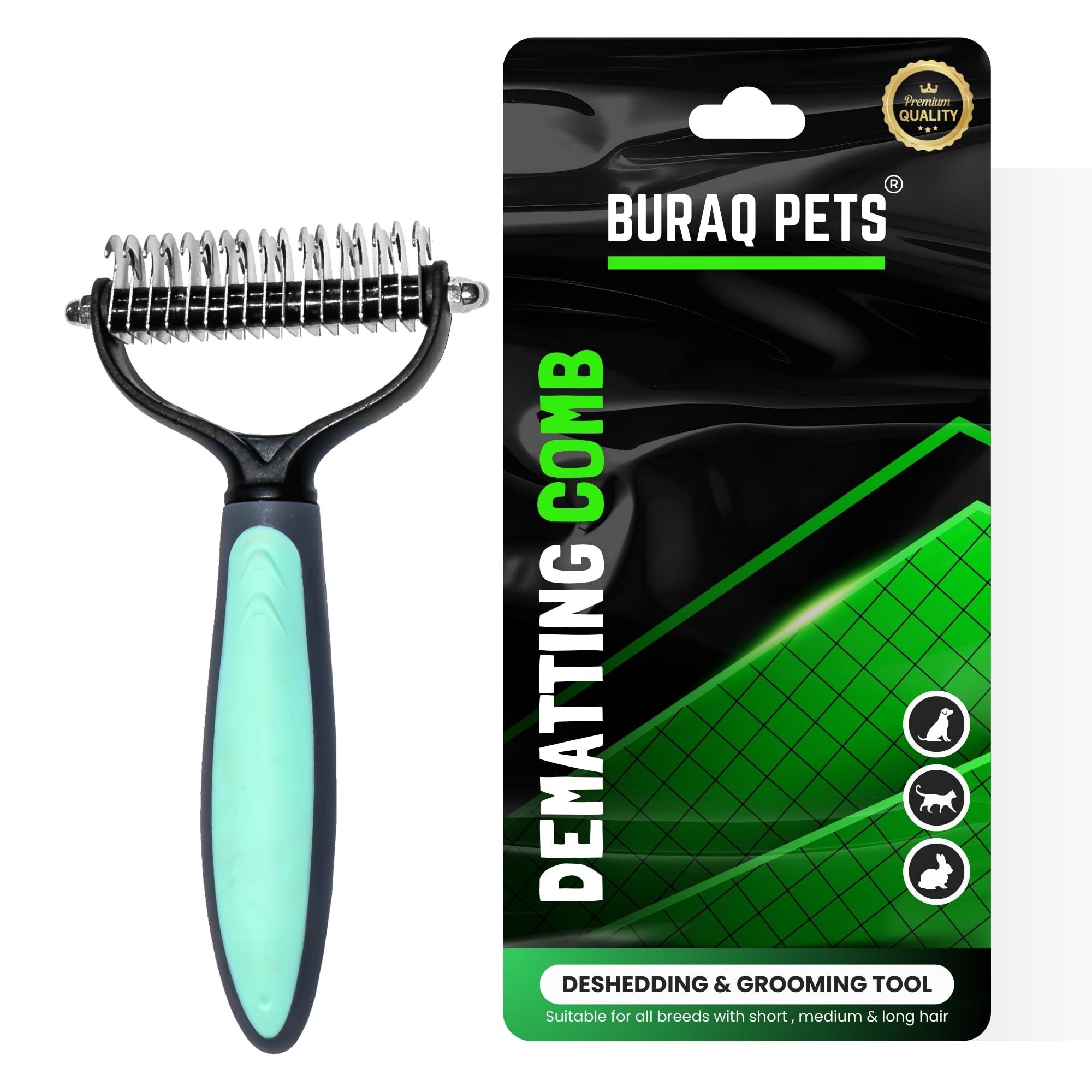 Dematting Grooming Brush  for Cats and Dogs.-L