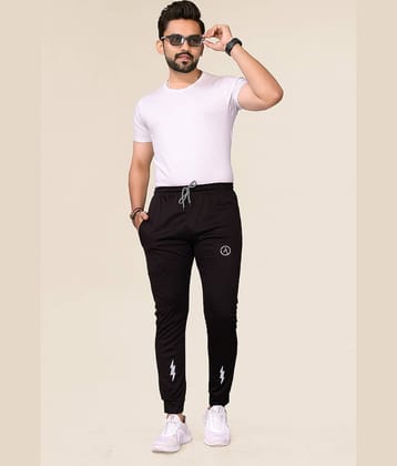 ANAND SAREES Black Lycra Men's Trackpants ( Pack of 1 )