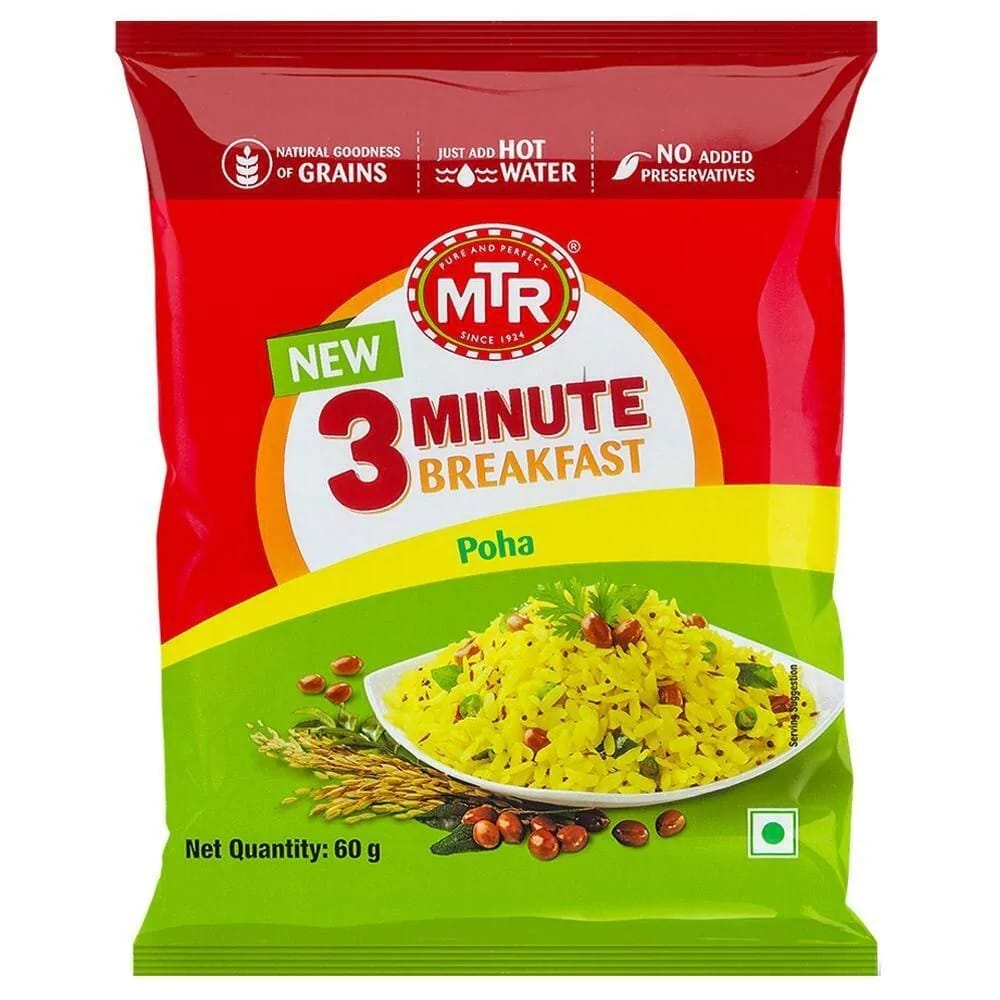 MTR 3 Minute Breakfast Poha Mix 60 g