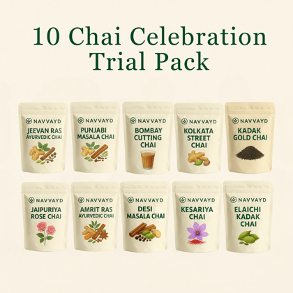 10 Chai Celebration Trial Pack-10 Packs - 50 Gms Each