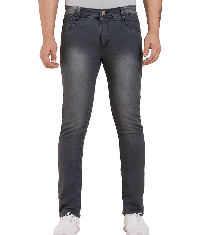 Sindon Regular Fit Dyed Men's Jeans - Black ( Pack of 1 )