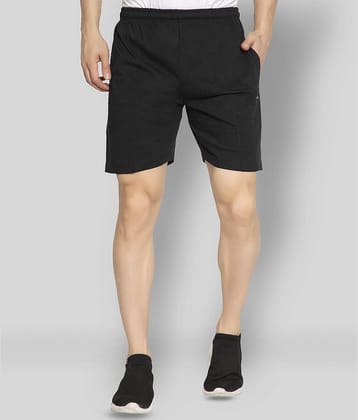 Zeffit -  Navy Blue Cotton Blend Men's Shorts ( Pack of 1 )