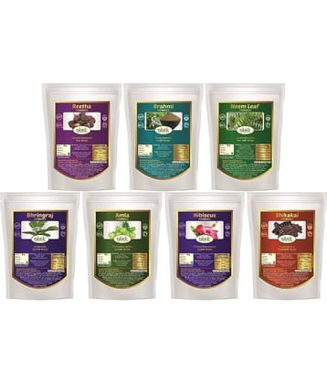 Biotic Amla, Reetha, Bhrin graj, Shikakai, Hibiscus, Brahmi and Neem Powder 350 gm
