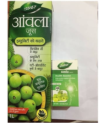 Dabur DABUR AMLA JUICE AND AMLA TABLETS (PACK OF 2)