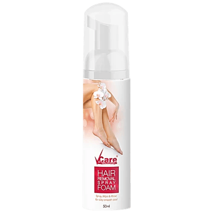 Vcare Hair Removal Spray Foam - For Silky Smooth Skin, 50 ml