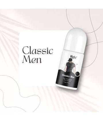 Classic Men's Underarm Roll-On Deodorant: The Perfect Way to Stay Fresh All Day Long 50 ML PACK OF 1