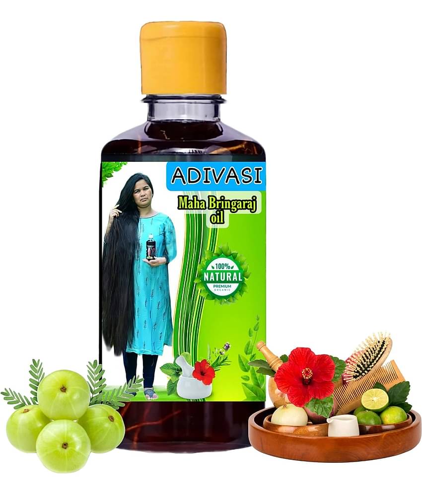 SRI MAHARISHI ADIVASI AYURVEDIC PRODUCTS - HERBAL PRODUCT - Hair Growth Bhringraj Oil 100 ml ( Pack of 1 )