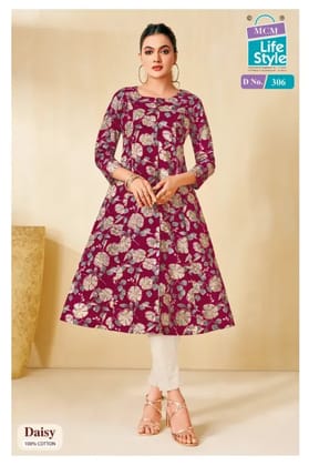 Daisy Vol 3 Mcm Lifestyle A-Line Kurti
