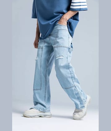ARBIA FUNKI Regular Fit Washed Men's Jeans - Light Blue ( Pack of 1 )