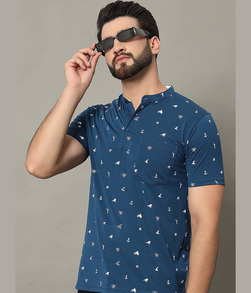 RELANE Pack of 1 Cotton Blend Regular Fit Men's T-Shirt ( Beige )