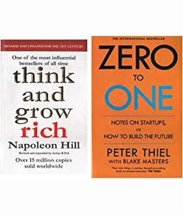 Think and grow rich + zero to one book ( English)
