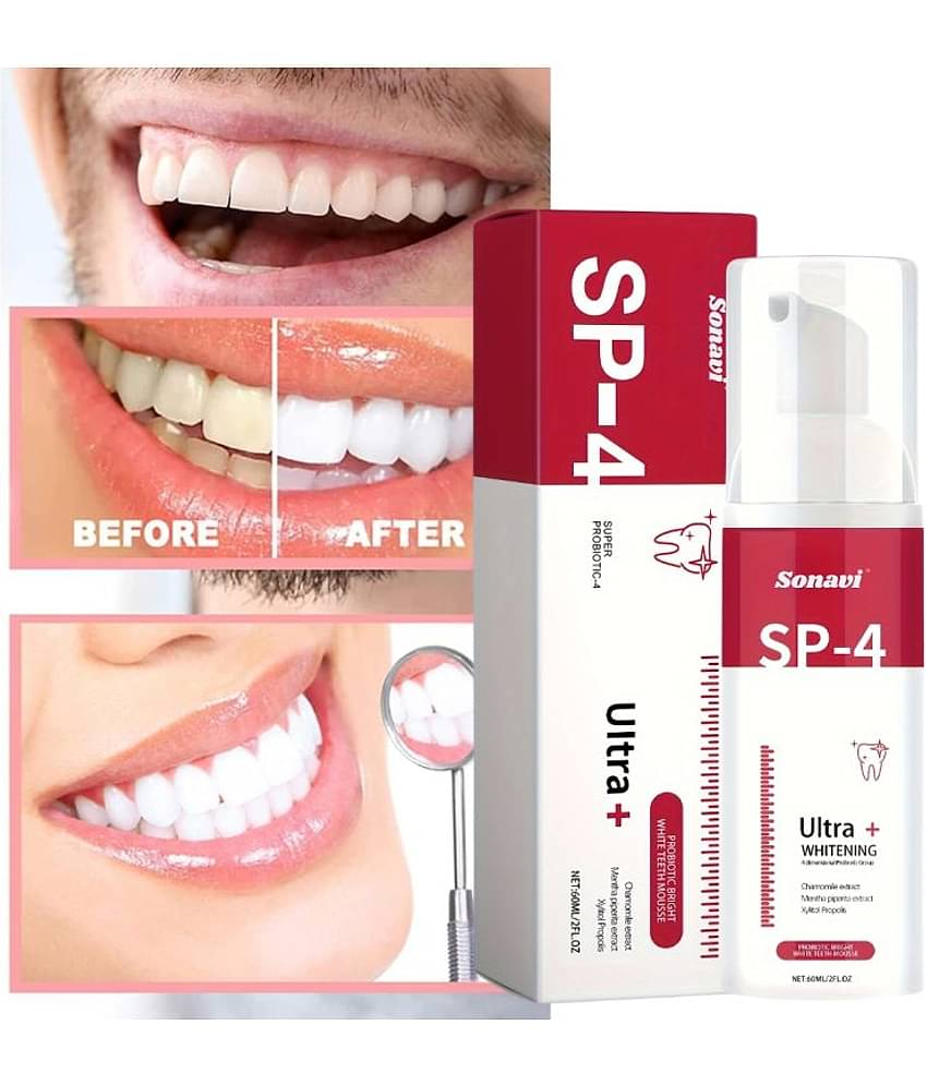 Sonavi Teeth Whitening foam, 60 ml (Pack of 1)