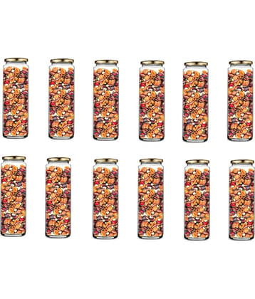 AFAST Airtight Storage  Glass Food Container Set of 12 500 mL