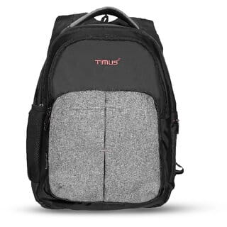 Timus Panama Stylish Professional Everyday Backpack  Modern  Professional Casual Backpack for Men and Women Black