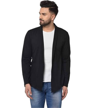 Glito Black Shawl Neck Sweater Single