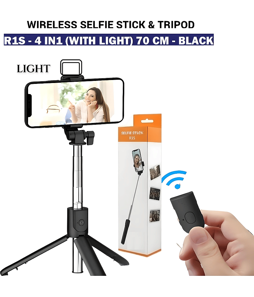 Shop To Shop Bluetooth Selfie Flash Light ( Black )