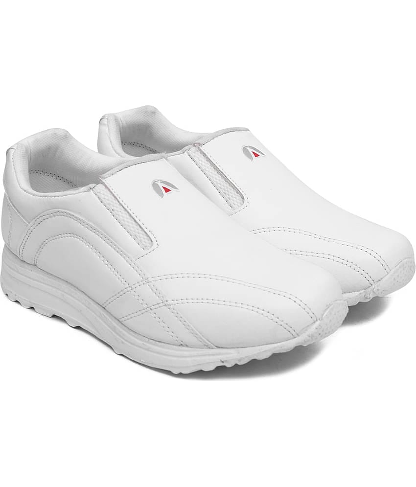 ASIAN Desire White Men's Slip-on Shoes