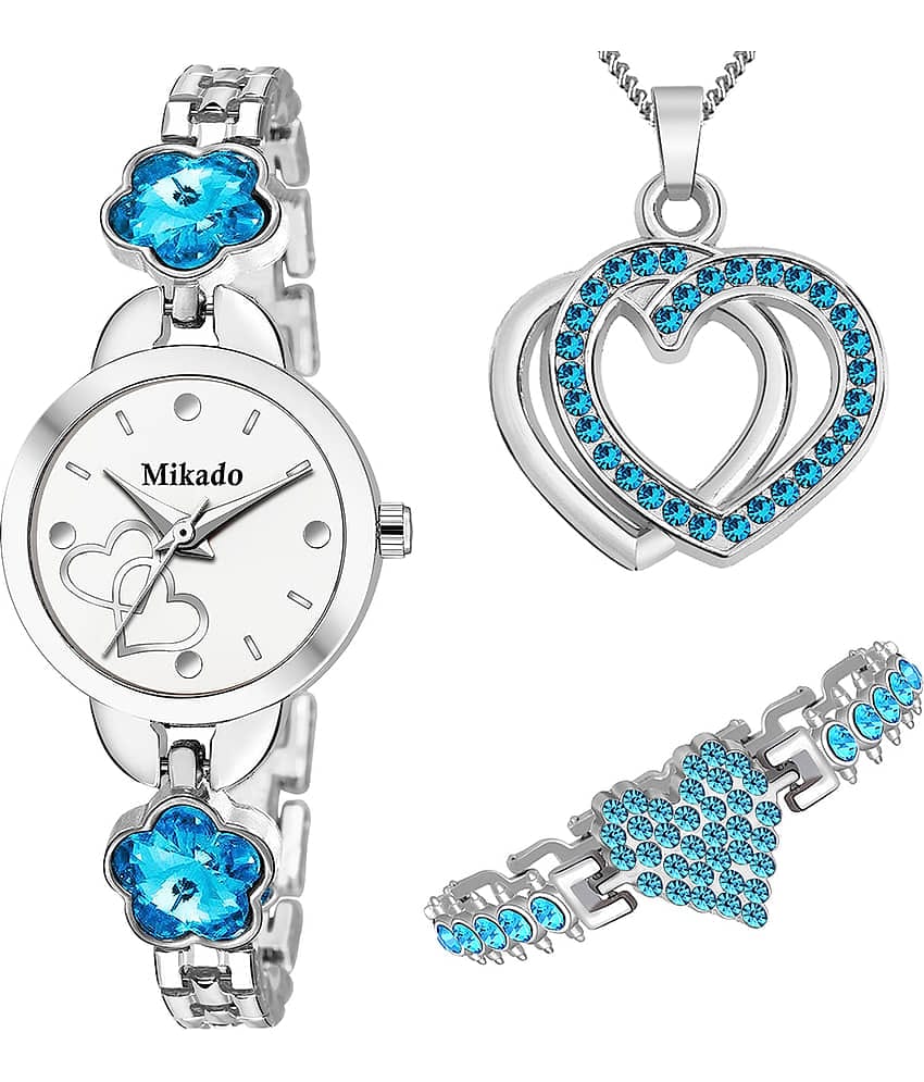 Mikado Stainless Steel Round Womens Watch