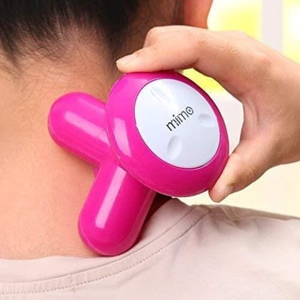 Acupressure Mimo Mini Vibration Full Body Massager – Battery Powered Handheld Body Massager for Pain Relief & Relaxation