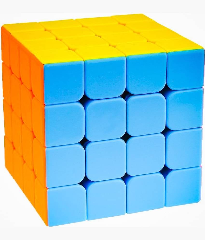 4x4 Speed Cube Puzzle - Stickerless 4x4x4 Magic Cube for Kids & Adults (Multicolor)
