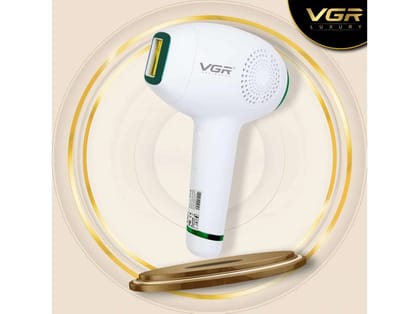 VGR V-716 Professional Hair Removal Device with 350000 Flashes & Ice-Cool Technology Corded Epilator (White)
