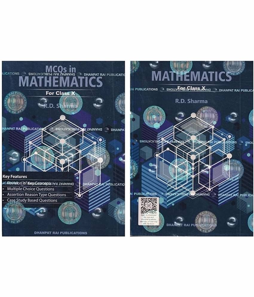 Mathematics for Class 10 CBSE by R.D. Sharma for 2025-26/Ed. with MCQs Book Set of 2 Books